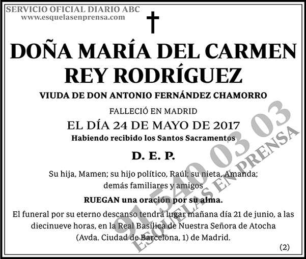 María del Carmen Rey Rodríguez